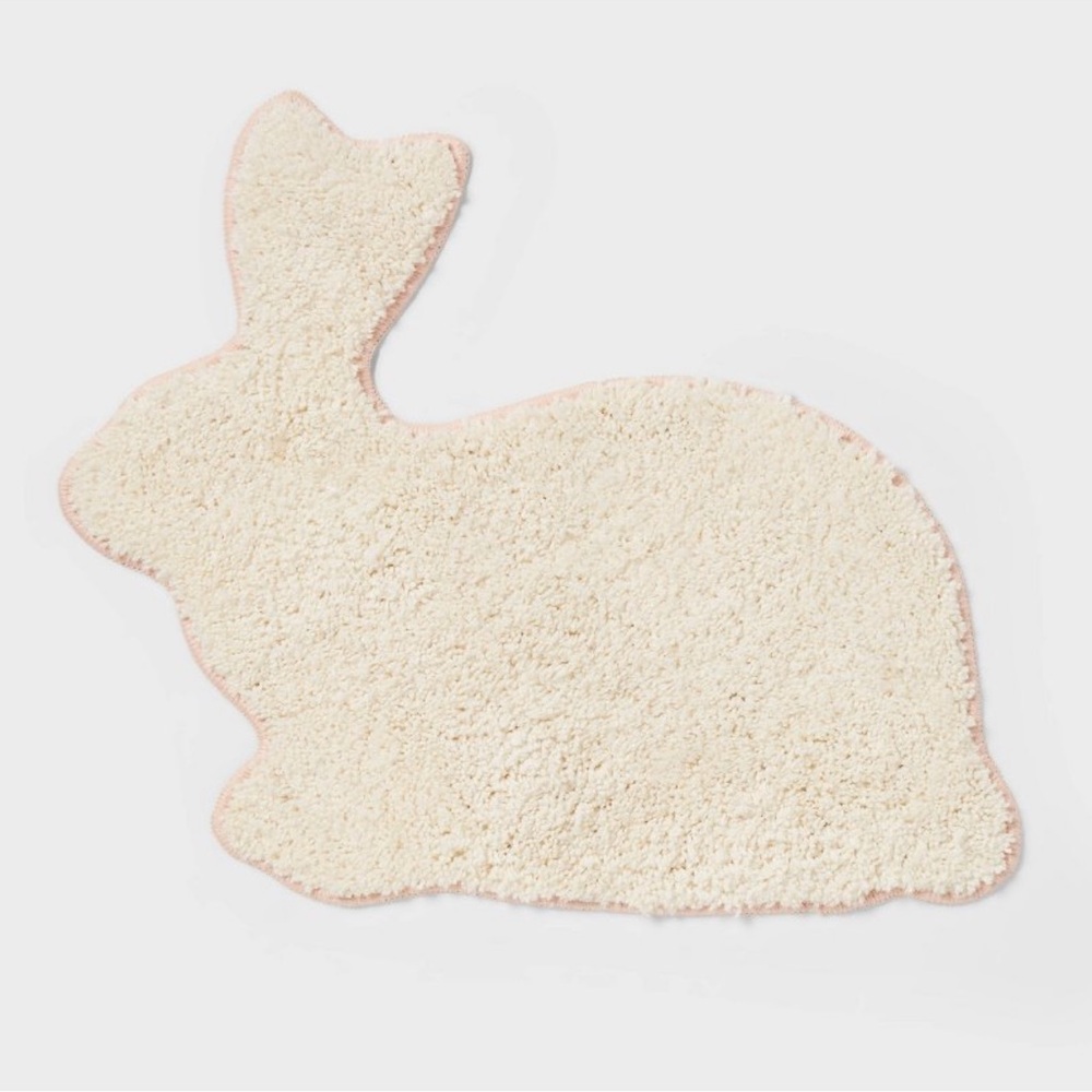 NEW Threshold Bunny Shaped Non-Slip Bath Mat